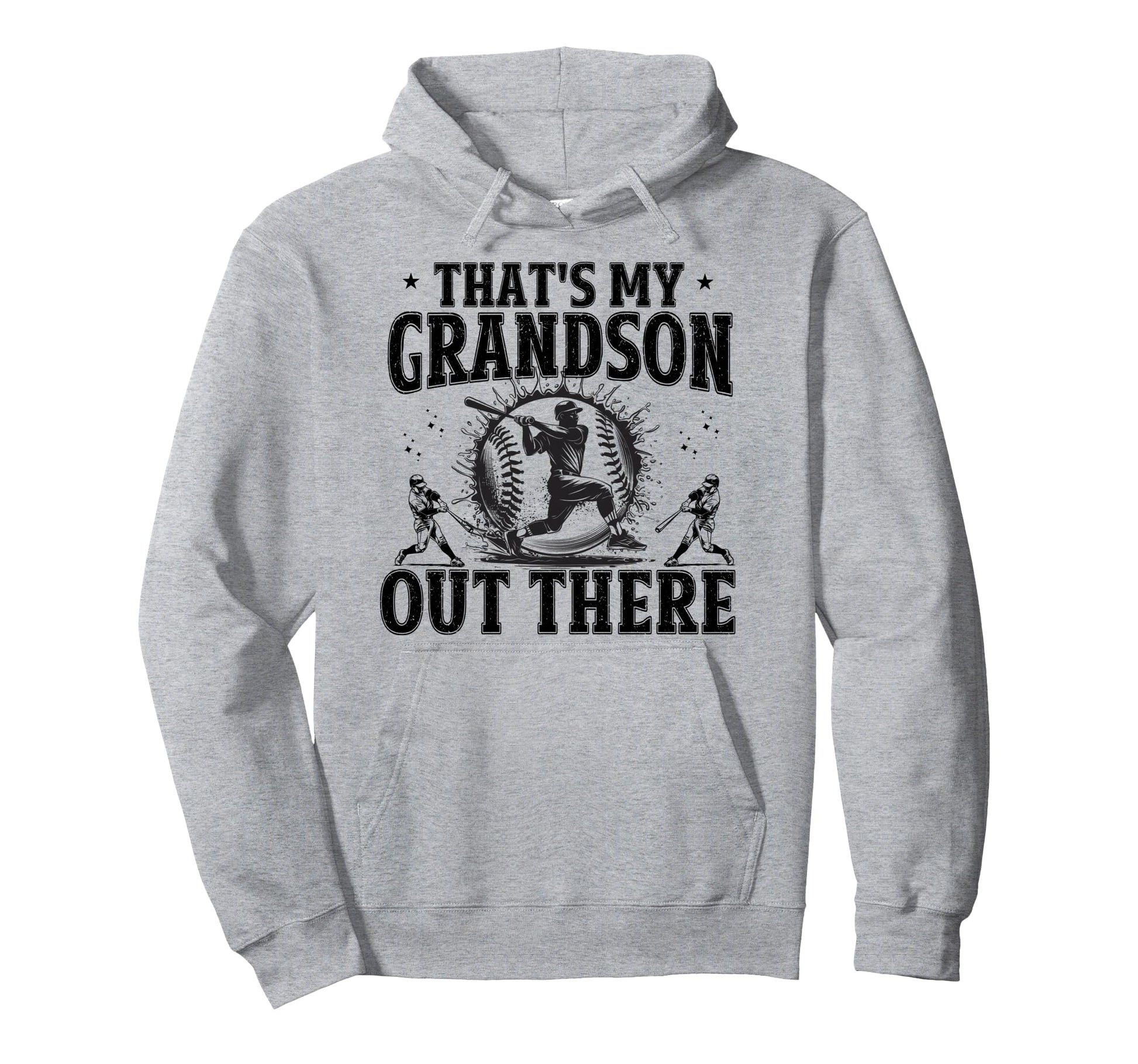 Thats My Grandson Out There Baseball Hoodie - Custom Art Print for Adults - T-Shirt, Sweatshirt, Hoodie