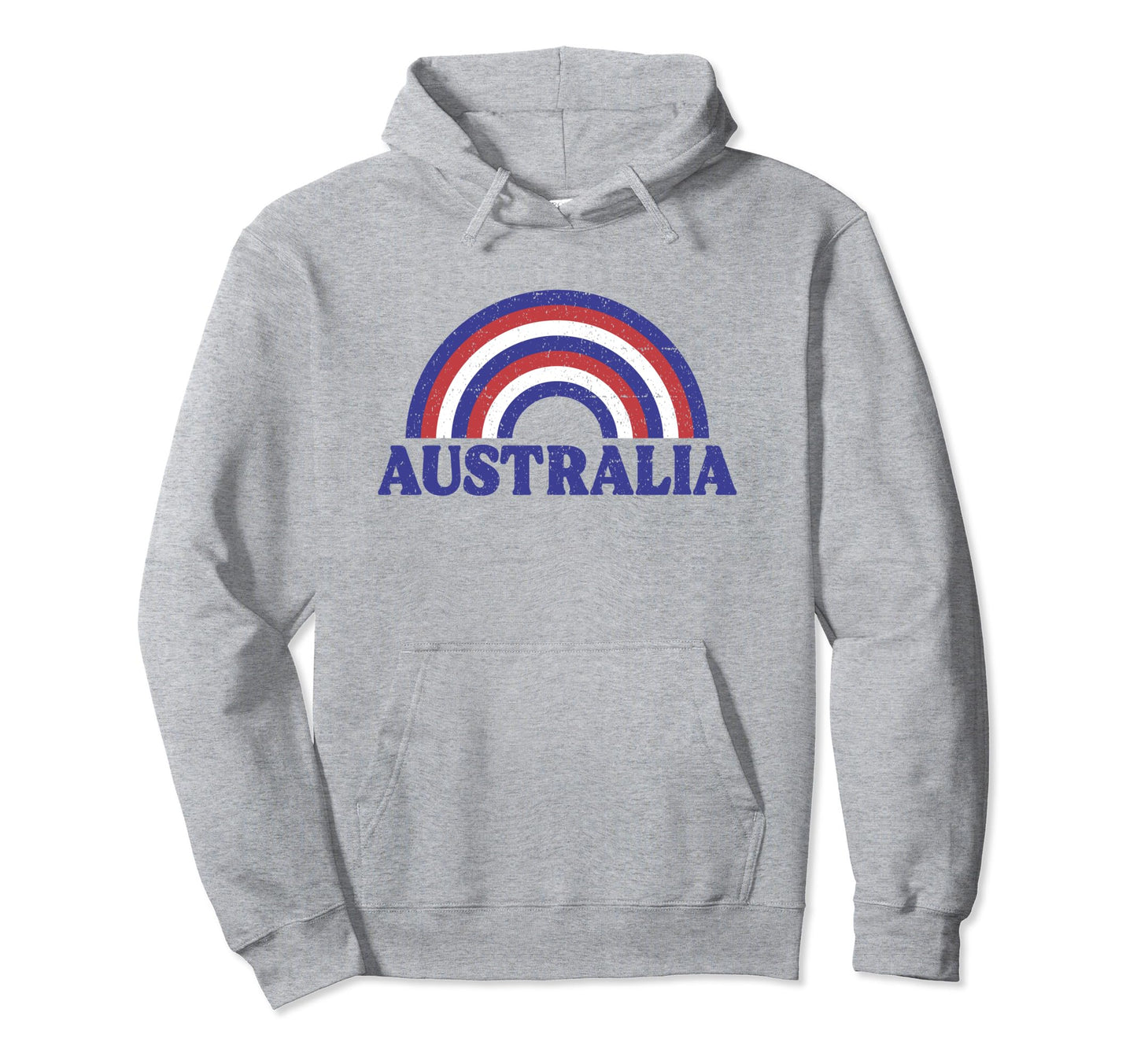 Australia Flag Rainbow Australian Pride Hoodie - Trendy Graphic for Adults - T-Shirt, Sweatshirt, Hoodie