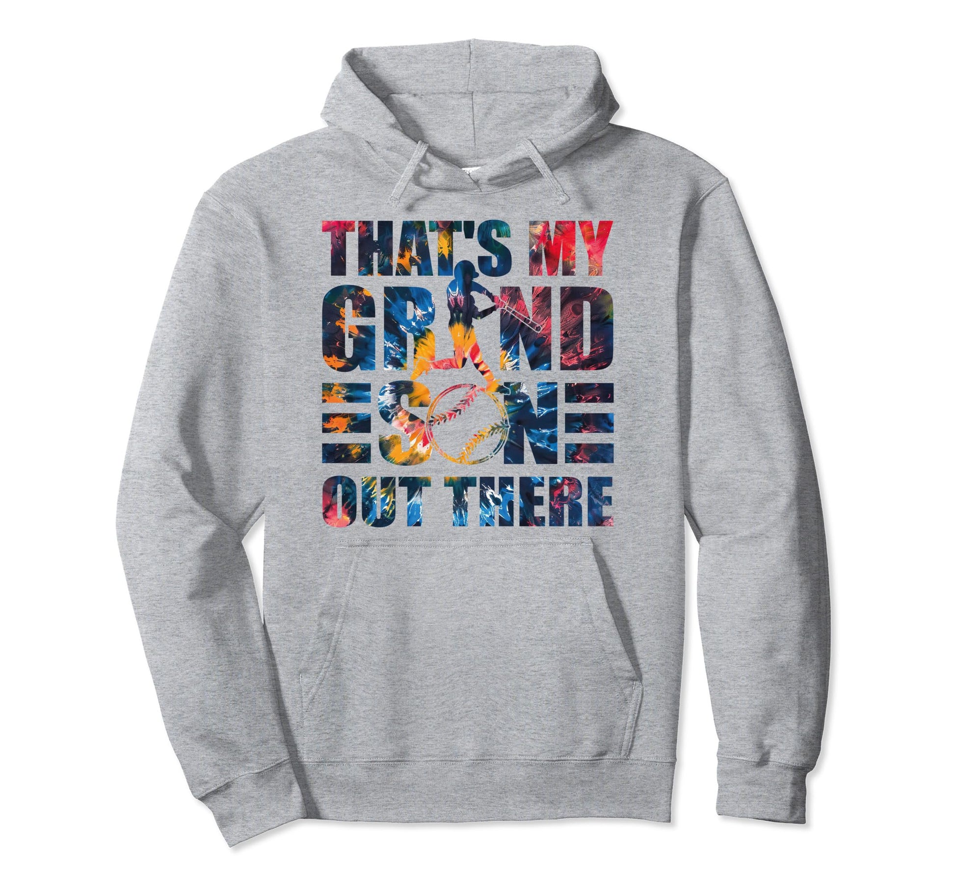 Thats My Grandson Out There Baseball Hoodie - Aesthetic Graphic Unisex - T-Shirt, Sweatshirt, Hoodie