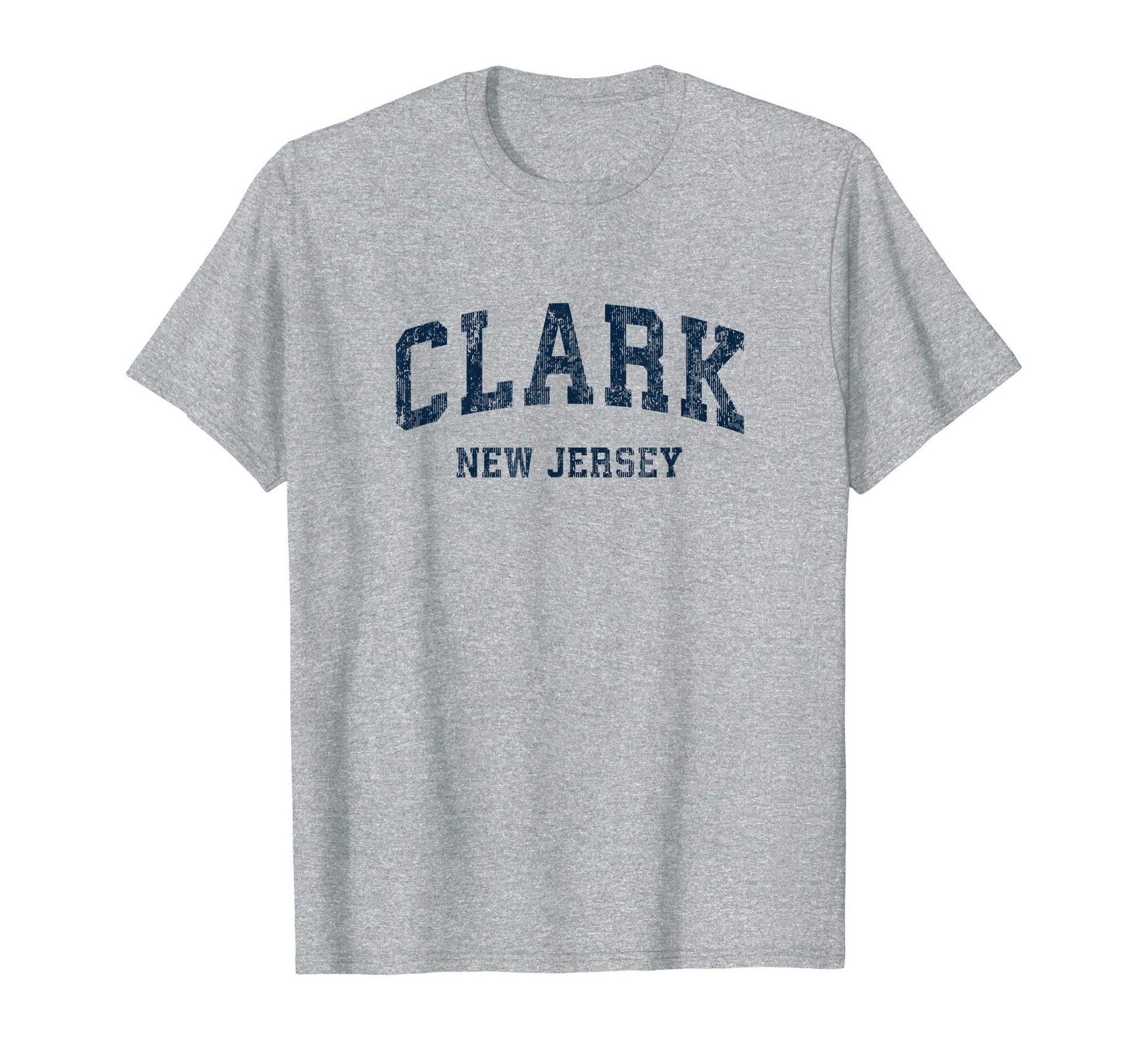 Clark New Jersey Nj Varsity Sports T-Shirt - Minimalist Print for Adults - T-Shirt, Sweatshirt, Hoodie
