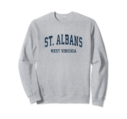 St Albans West Virginia Wv Varsity Sweatshirt - Unique Graphic for Adults - T-Shirt, Sweatshirt, Hoodie