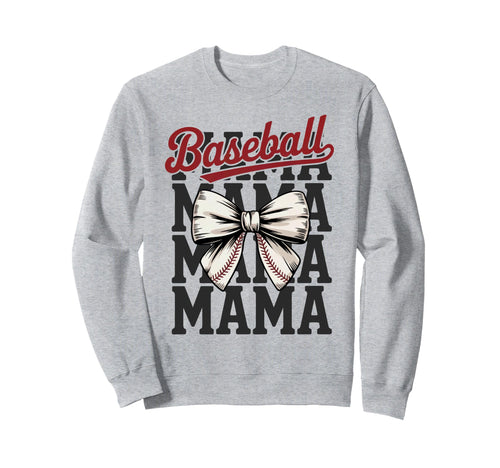 Baseball Mama Game Day Sports Mom Sweatshirt - Aesthetic Graphic Unisex - T-Shirt, Sweatshirt, Hoodie