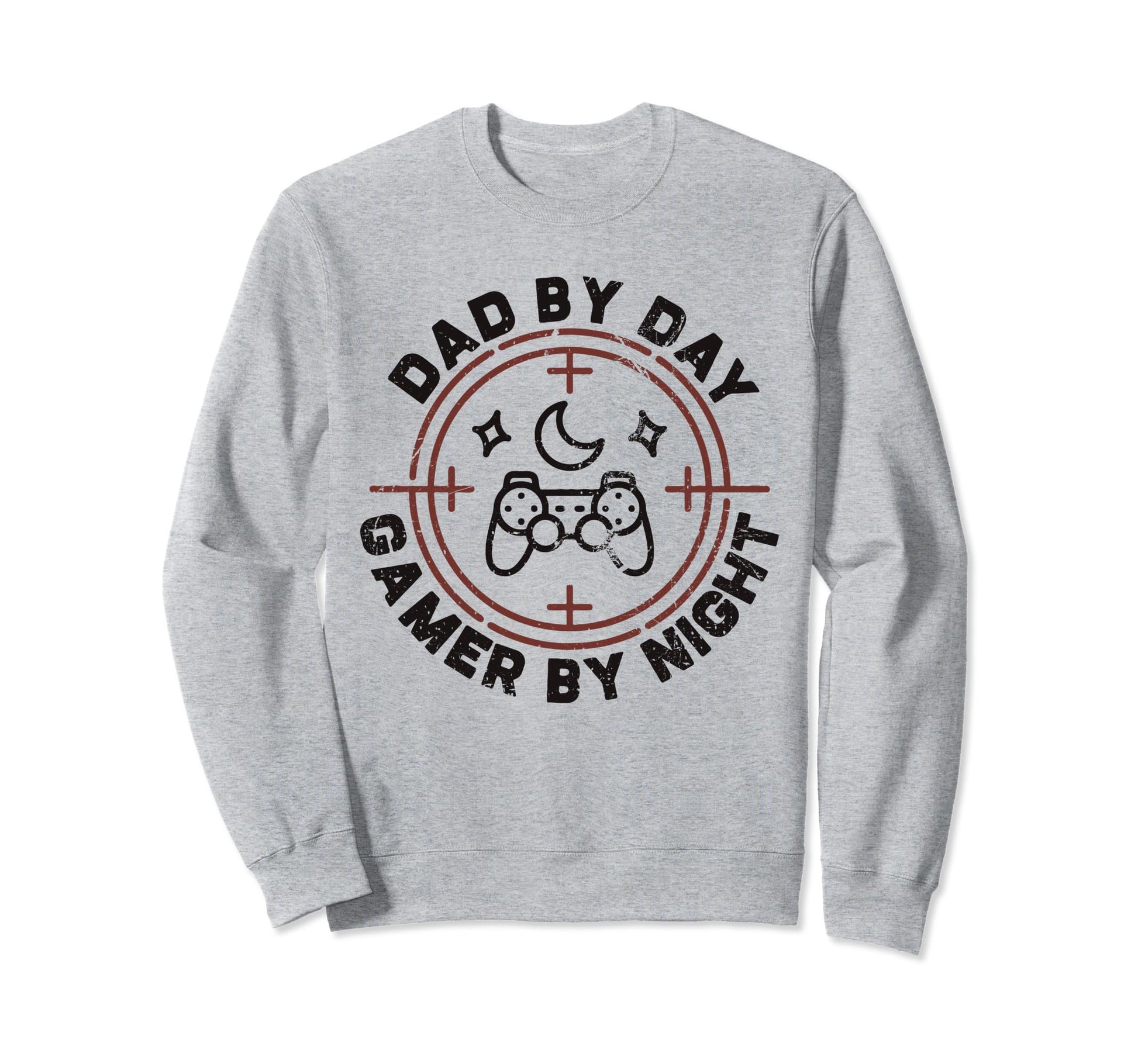 Dad Day Gamer Night Video Games Sweatshirt - Fun Novelty Design for Adults - T-Shirt, Sweatshirt, Hoodie