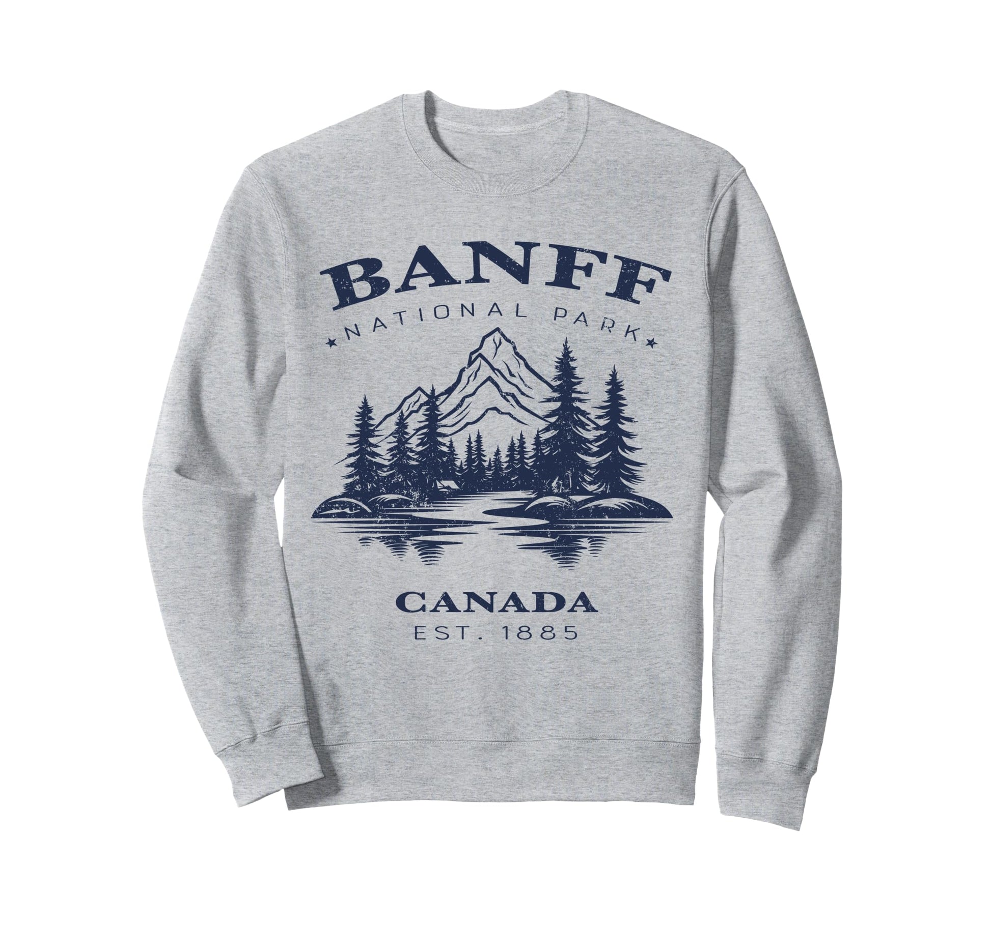 Banff National Park Canada Sweatshirt - Aesthetic Graphic for Adults - T-Shirt, Sweatshirt, Hoodie