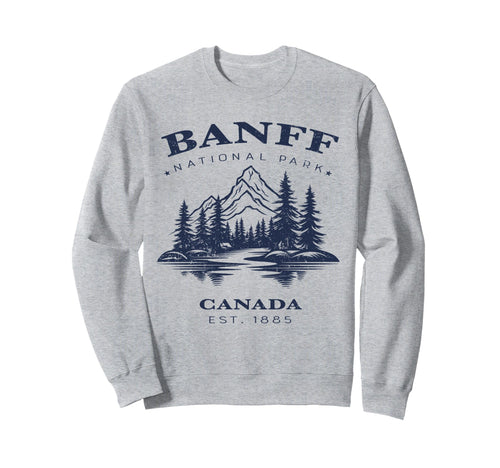 Banff National Park Canada Sweatshirt - Aesthetic Graphic for Adults - T-Shirt, Sweatshirt, Hoodie