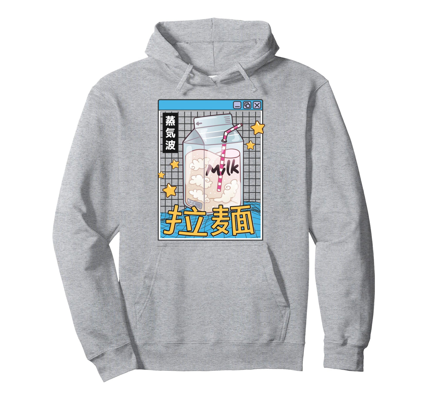 Milk Carton Digital Japan 80S Otaku Hoodie - Novelty Apparel Men Women - T-Shirt, Sweatshirt, Hoodie