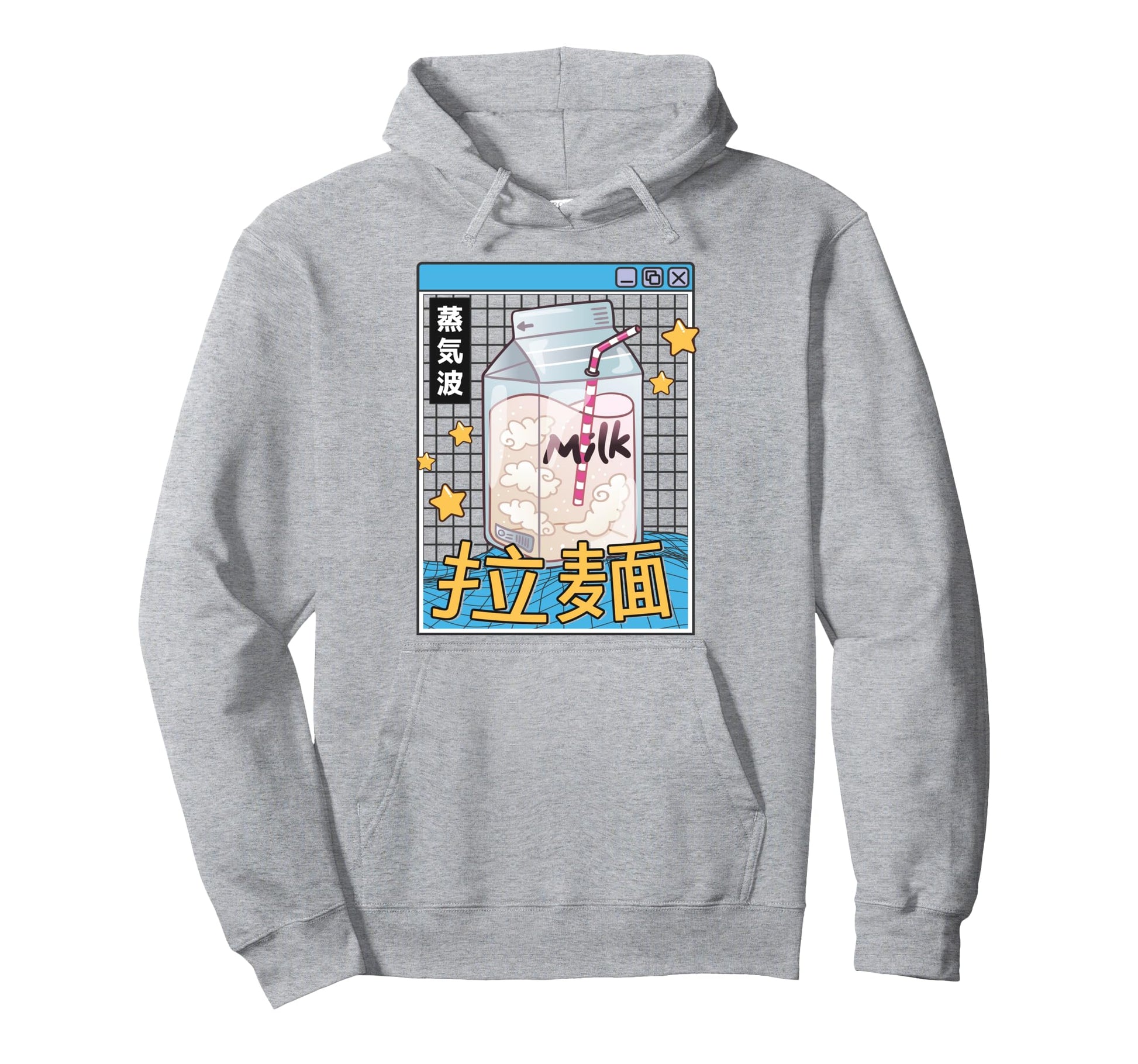 Milk Carton Digital Japan 80S Otaku Hoodie - Novelty Apparel Men Women - T-Shirt, Sweatshirt, Hoodie