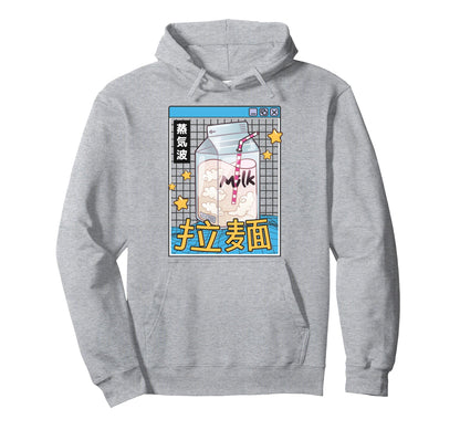 Milk Carton Digital Japan 80S Otaku Hoodie - Novelty Apparel Men Women - T-Shirt, Sweatshirt, Hoodie