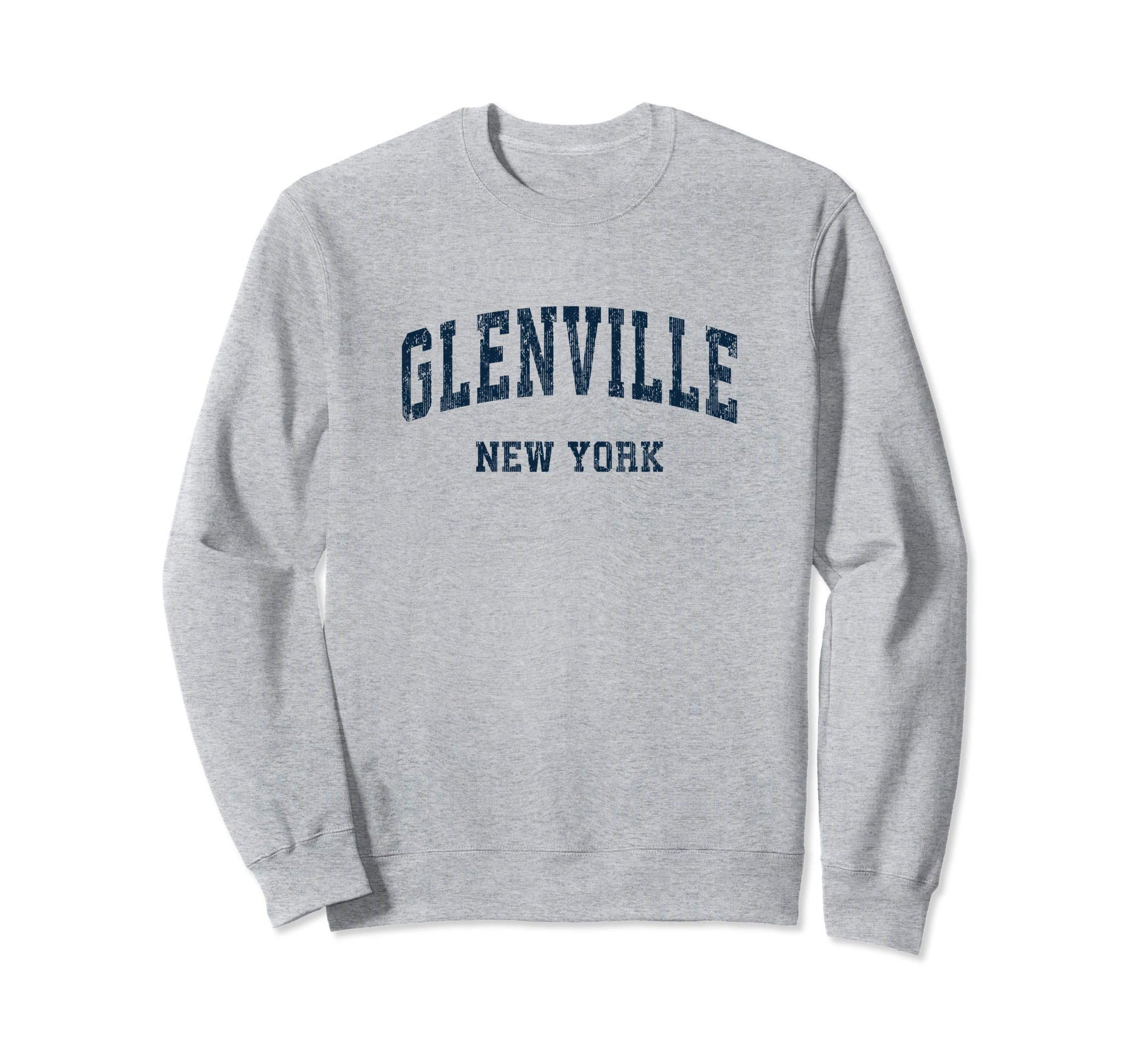 Glenville New York Ny Varsity Sweatshirt - Novelty Apparel for Adults - T-Shirt, Sweatshirt, Hoodie