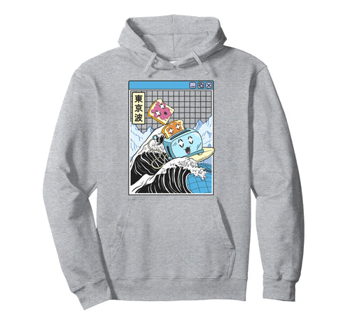 Happy Toaster Jelly Peanut Butter Toast Hoodie - Trendy Graphic Men Women - T-Shirt, Sweatshirt, Hoodie