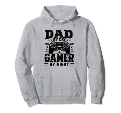 Dad Day Gamer Night Fathers Day Video Hoodie - Minimalist Print for Adults - T-Shirt, Sweatshirt, Hoodie