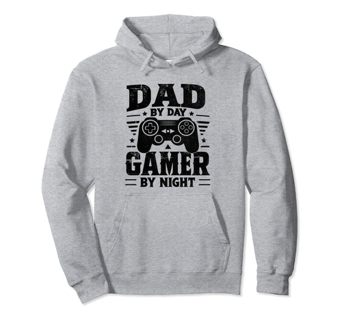Dad Day Gamer Night Fathers Day Video Hoodie - Minimalist Print for Adults - T-Shirt, Sweatshirt, Hoodie