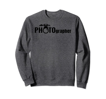 Journalist Cameraman Camera Sweatshirt - Fun Novelty Design for Adults - T-Shirt, Sweatshirt, Hoodie