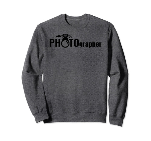 Journalist Cameraman Camera Sweatshirt - Fun Novelty Design for Adults - T-Shirt, Sweatshirt, Hoodie