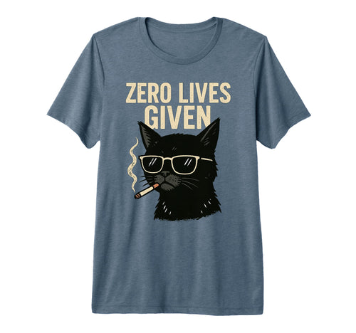 Rebellious Black Cat Smoking T-Shirt - Casual Everyday Wear for Adults - T-Shirt, Sweatshirt, Hoodie