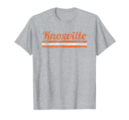 Knoxville Tennessee Weathered Stripe T-Shirt - Trendy Graphic Men Women - T-Shirt, Sweatshirt, Hoodie