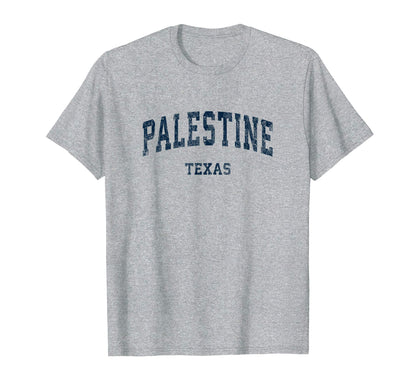 Palestine Texas Tx Varsity Sports Navy T-Shirt - Novelty Apparel Unisex - T-Shirt, Sweatshirt, Hoodie