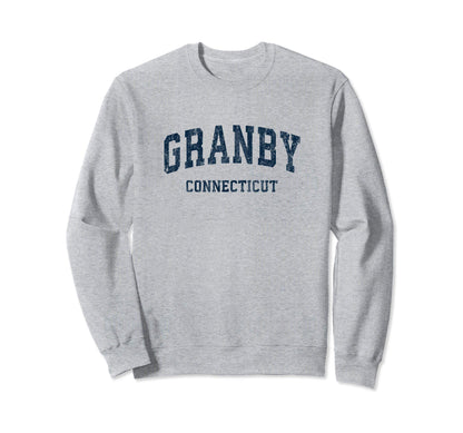 Granby Connecticut Ct Varsity Sweatshirt - Novelty Apparel for Adults - T-Shirt, Sweatshirt, Hoodie