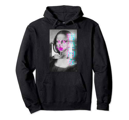 Aesthetic Vaporwave Japanese Futurism Hoodie - Unique Graphic Men Women - T-Shirt, Sweatshirt, Hoodie