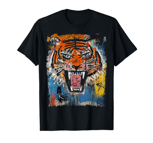 Pop Art Tiger 90S Graffiti T-Shirt - Novelty Apparel Men Women - T-Shirt, Sweatshirt, Hoodie
