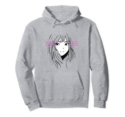 Anime Manga Vaporwave Hoodie - Aesthetic Graphic Men Women - T-Shirt, Sweatshirt, Hoodie