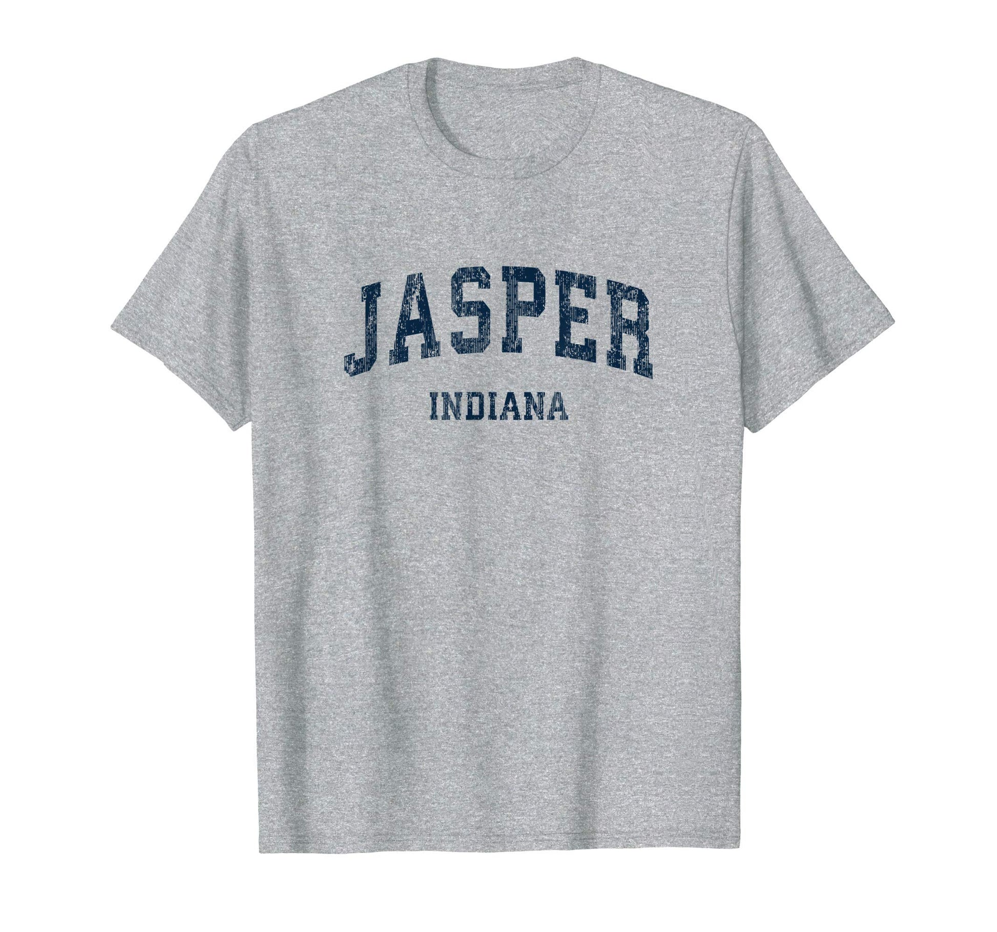 Jasper Indiana Varsity Sports Navy T-Shirt - Fun Novelty Design for Adults - T-Shirt, Sweatshirt, Hoodie
