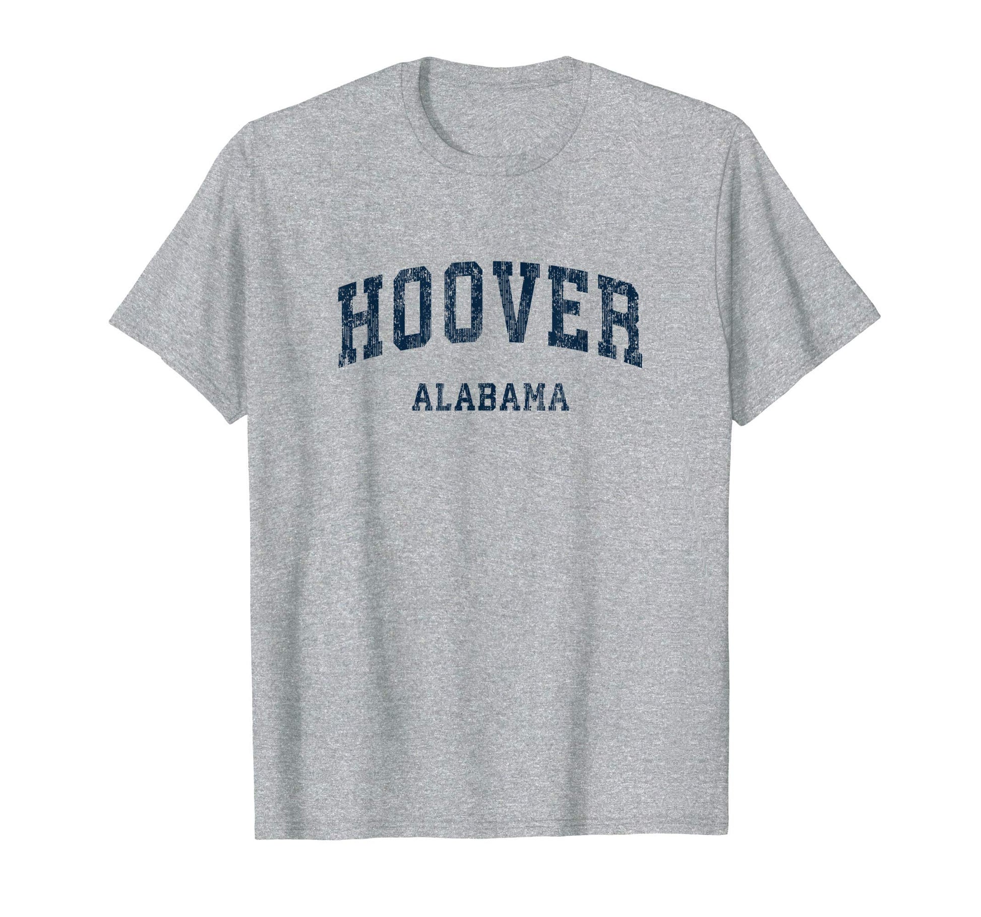 Hoover Alabama Al Varsity Sports Navy T-Shirt - Novelty Apparel Unisex - T-Shirt, Sweatshirt, Hoodie