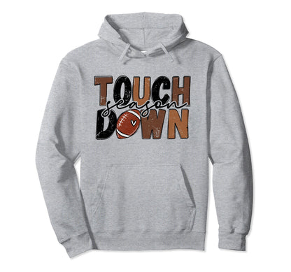 Touchdown Season Football Mama Hoodie - Aesthetic Graphic Men Women - T-Shirt, Sweatshirt, Hoodie