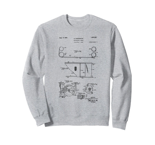 Camera Photographic Patent 1927 Sweatshirt - Graphic Print for Adults - T-Shirt, Sweatshirt, Hoodie