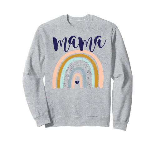Mama Rainbow Mom Mothers Day Sweatshirt - Unique Graphic for Adults - T-Shirt, Sweatshirt, Hoodie
