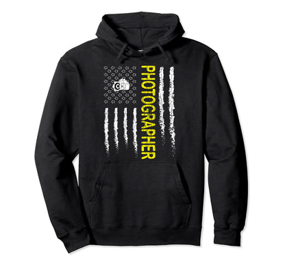 Usa Photographer Funny Photography Camera Hoodie - Custom Art Print Unisex - T-Shirt, Sweatshirt, Hoodie
