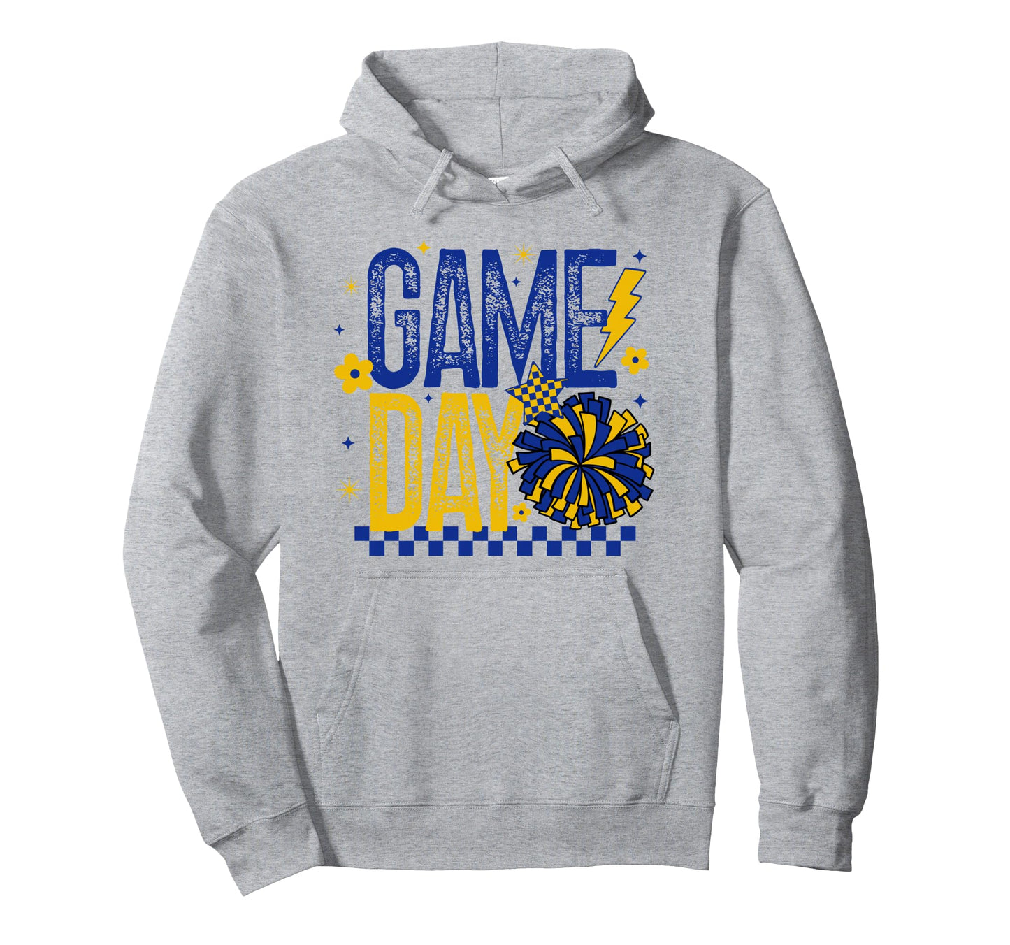 Game Day Cheer Mom Gift Hoodie - Fun Novelty Design for Adults - T-Shirt, Sweatshirt, Hoodie