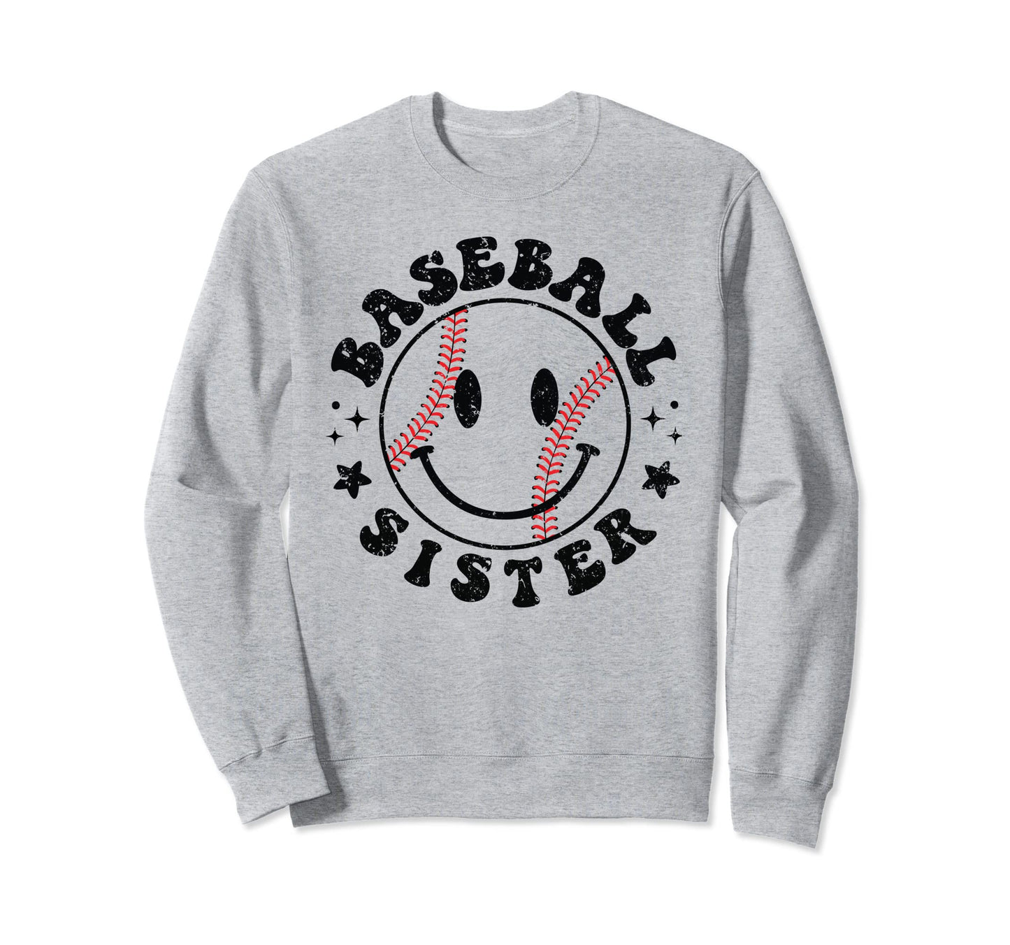 Baseball Sister Mothers Day Womens Sweatshirt - Streetwear Style for Adults - T-Shirt, Sweatshirt, Hoodie