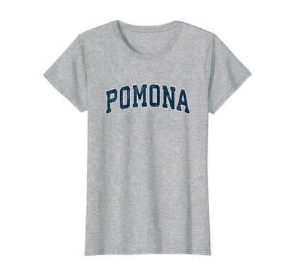 Pomona California Ca Varsity Sports T-Shirt - Custom Art Print Men Women - T-Shirt, Sweatshirt, Hoodie