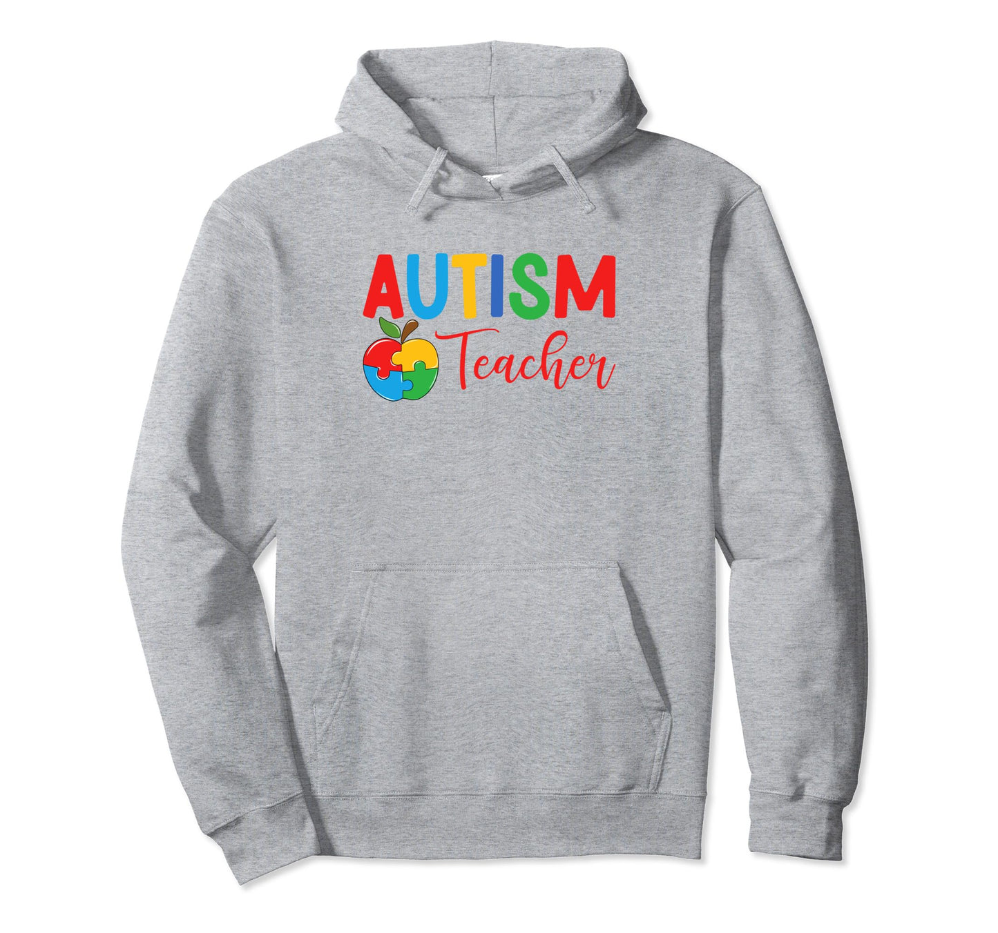 Autism Teacher Autism Month Awareness Hoodie - Casual Everyday Wear Unisex - T-Shirt, Sweatshirt, Hoodie
