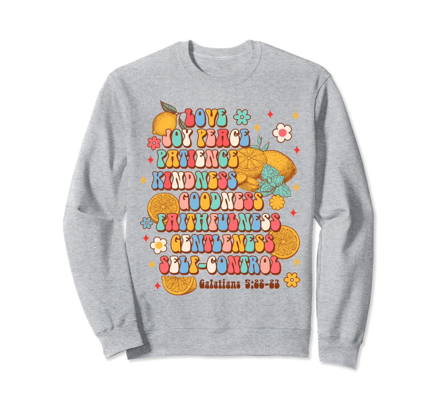 Christian Faith Jesus God Loves Joy Sweatshirt - Trendy Graphic Unisex - T-Shirt, Sweatshirt, Hoodie
