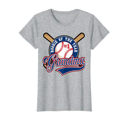 Grandma Rookie Year 1St Birthday T-Shirt - Custom Art Print Unisex - T-Shirt, Sweatshirt, Hoodie