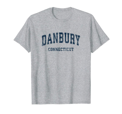 Danbury Connecticut Ct Varsity Sports T-Shirt - Custom Art Print Men Women - T-Shirt, Sweatshirt, Hoodie