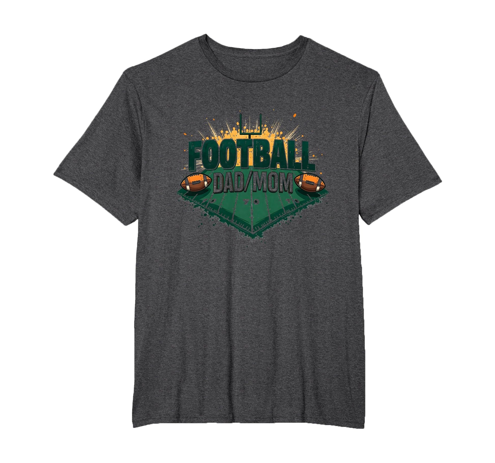Football Dad Mom Proud Parent Game T-Shirt - Aesthetic Graphic Men Women - T-Shirt, Sweatshirt, Hoodie