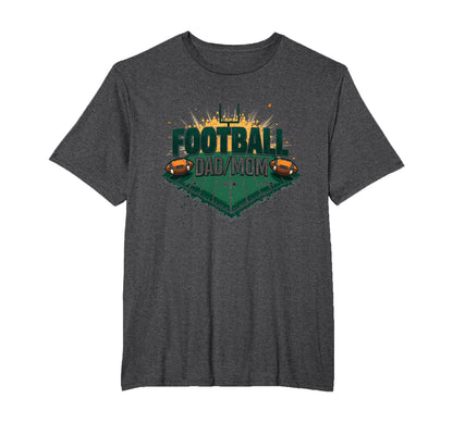 Football Dad Mom Proud Parent Game Day T-Shirt - Unique Graphic for Adults - T-Shirt, Sweatshirt, Hoodie
