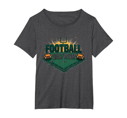 Football Dad Mom Proud Parent Game Day T-Shirt - Trendy Graphic for Adults - T-Shirt, Sweatshirt, Hoodie
