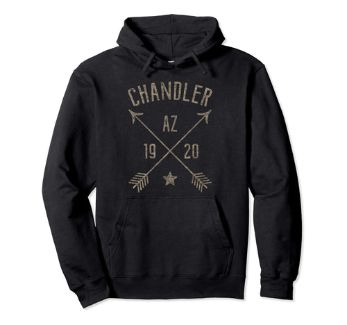 Chandler Arizona Distressed Boho Home City Hoodie - Custom Art Print Unisex - T-Shirt, Sweatshirt, Hoodie