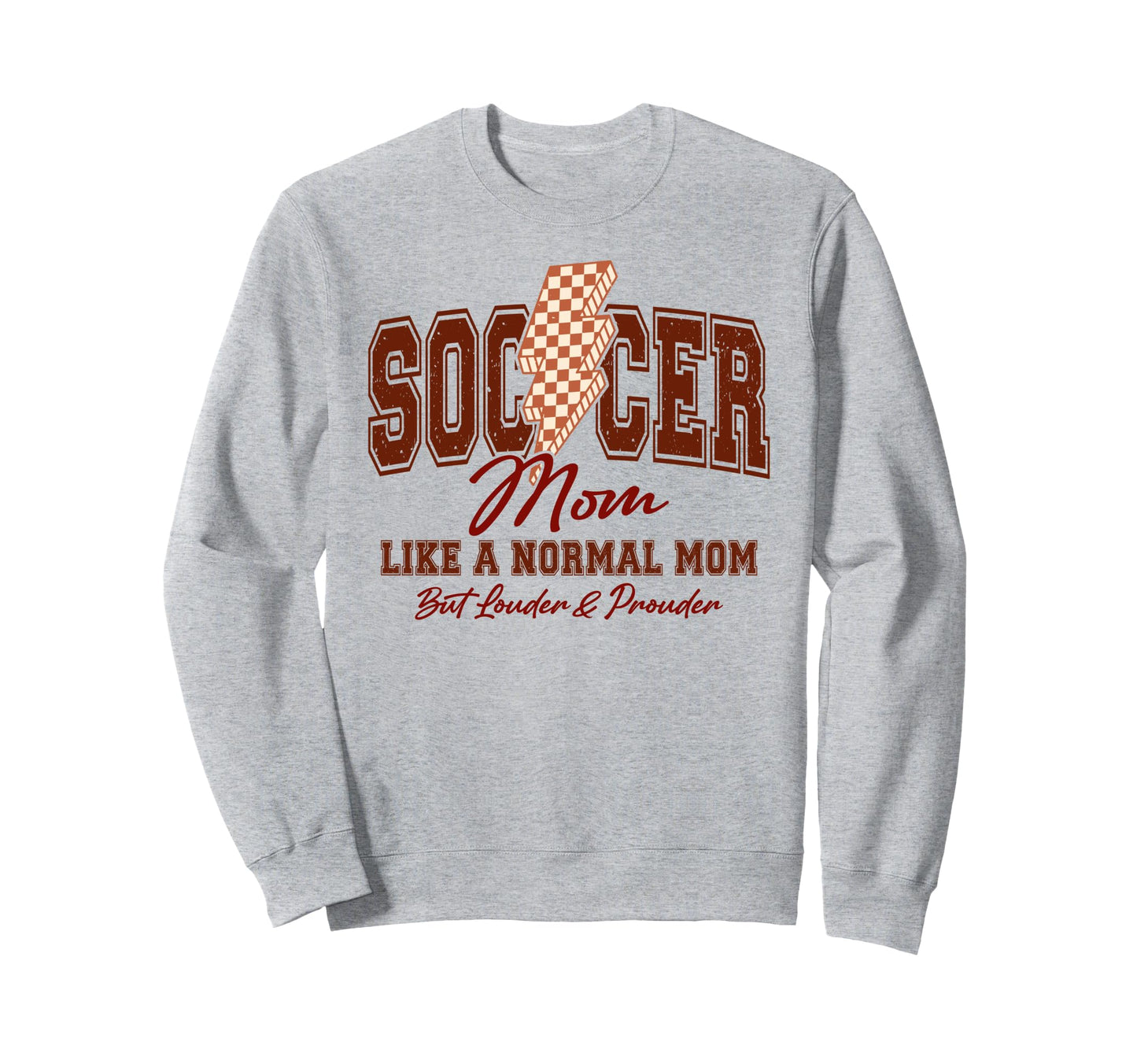 Soccer Mama Biggest Fan Soccer Mom Sweatshirt - Trendy Graphic Men Women - T-Shirt, Sweatshirt, Hoodie