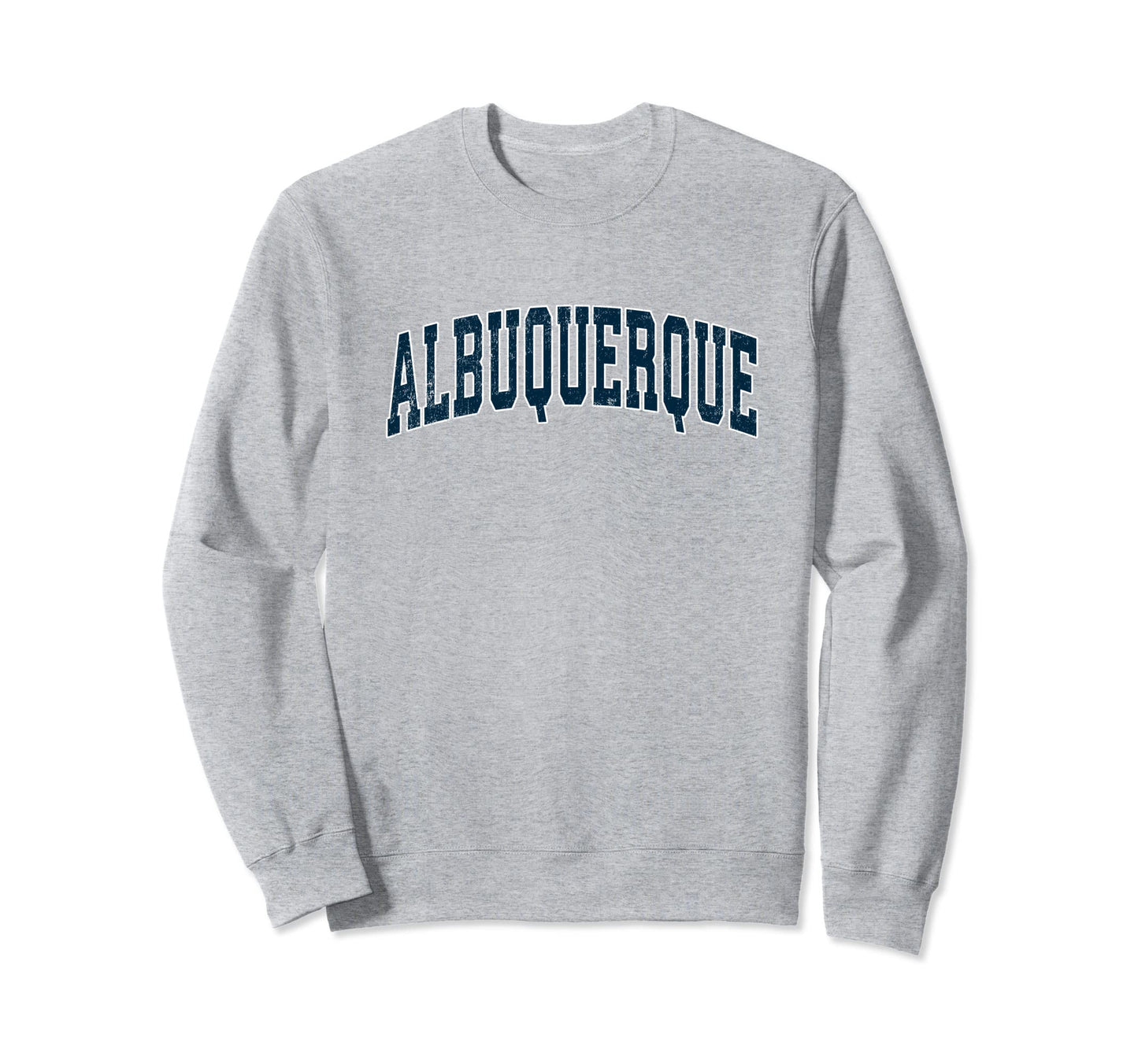 Albuquerque New Mexico Nm Varsity Sweatshirt - Minimalist Print Men Women - T-Shirt, Sweatshirt, Hoodie