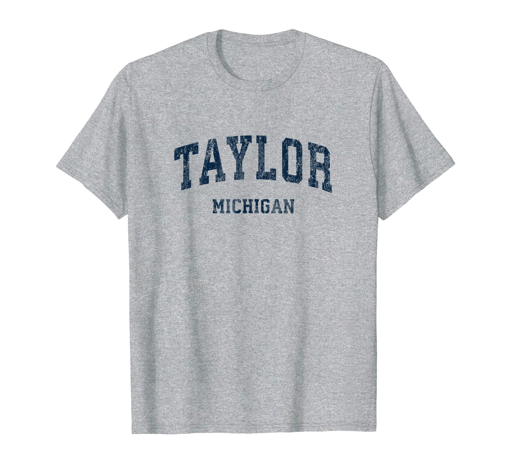 Taylor Michigan Mi Varsity Sports Navy T-Shirt - Graphic Print Men Women - T-Shirt, Sweatshirt, Hoodie