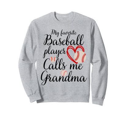 My Favorite Baseball Player Sweatshirt - Aesthetic Graphic for Adults - T-Shirt, Sweatshirt, Hoodie