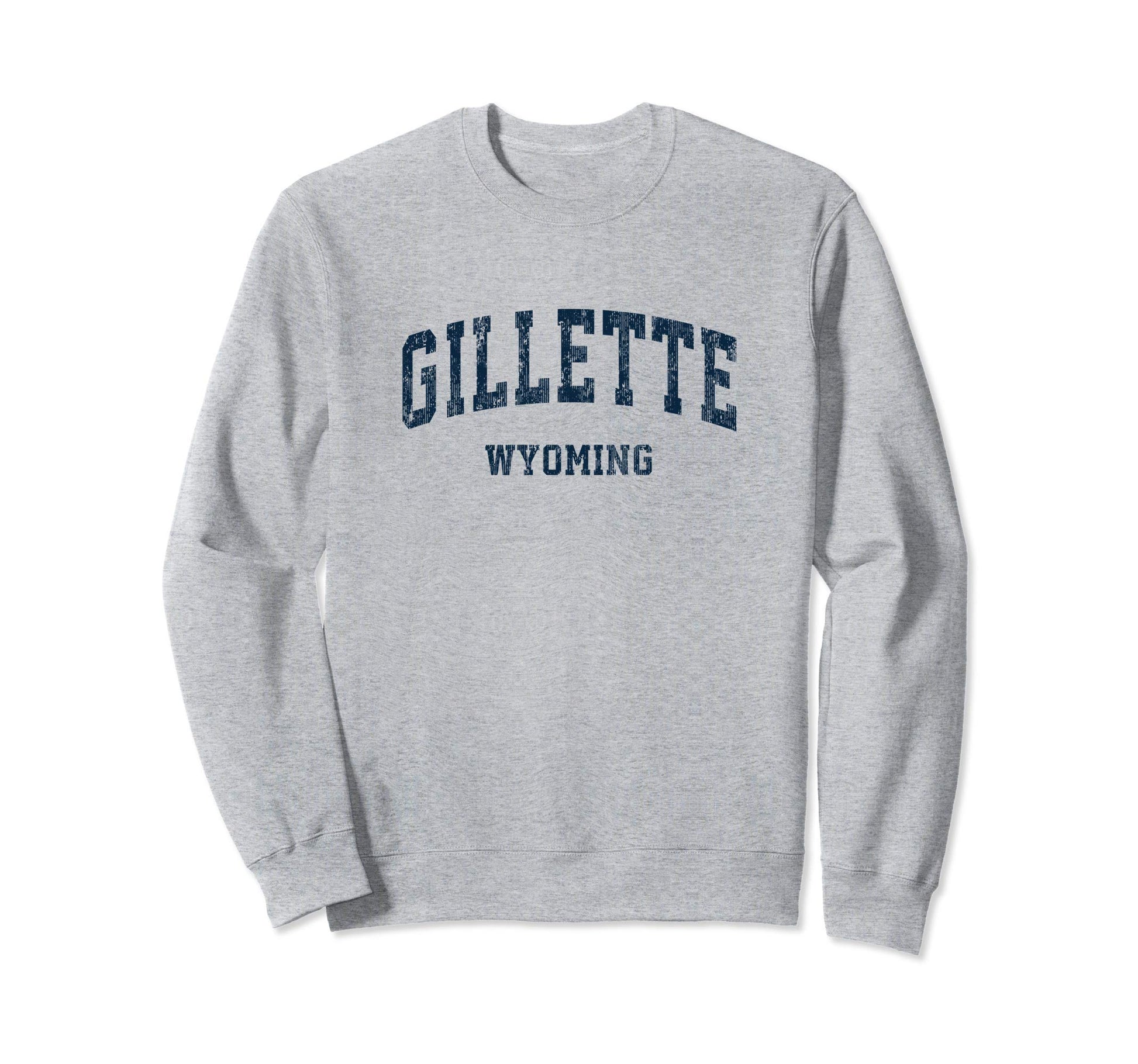 Gillette Wyoming Wy Varsity Sports Sweatshirt - Fun Novelty Design Unisex - T-Shirt, Sweatshirt, Hoodie