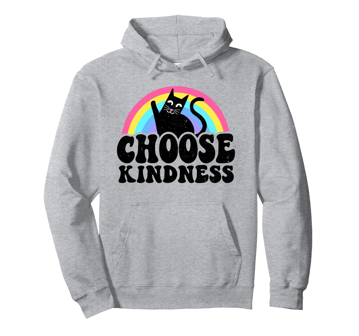 Anti Bullying Rainbow Peace Kind Hoodie - Aesthetic Graphic Men Women - T-Shirt, Sweatshirt, Hoodie