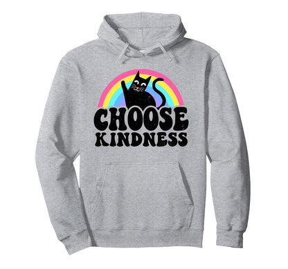 Anti Bullying Rainbow Peace Kind Hoodie - Aesthetic Graphic Men Women - T-Shirt, Sweatshirt, Hoodie