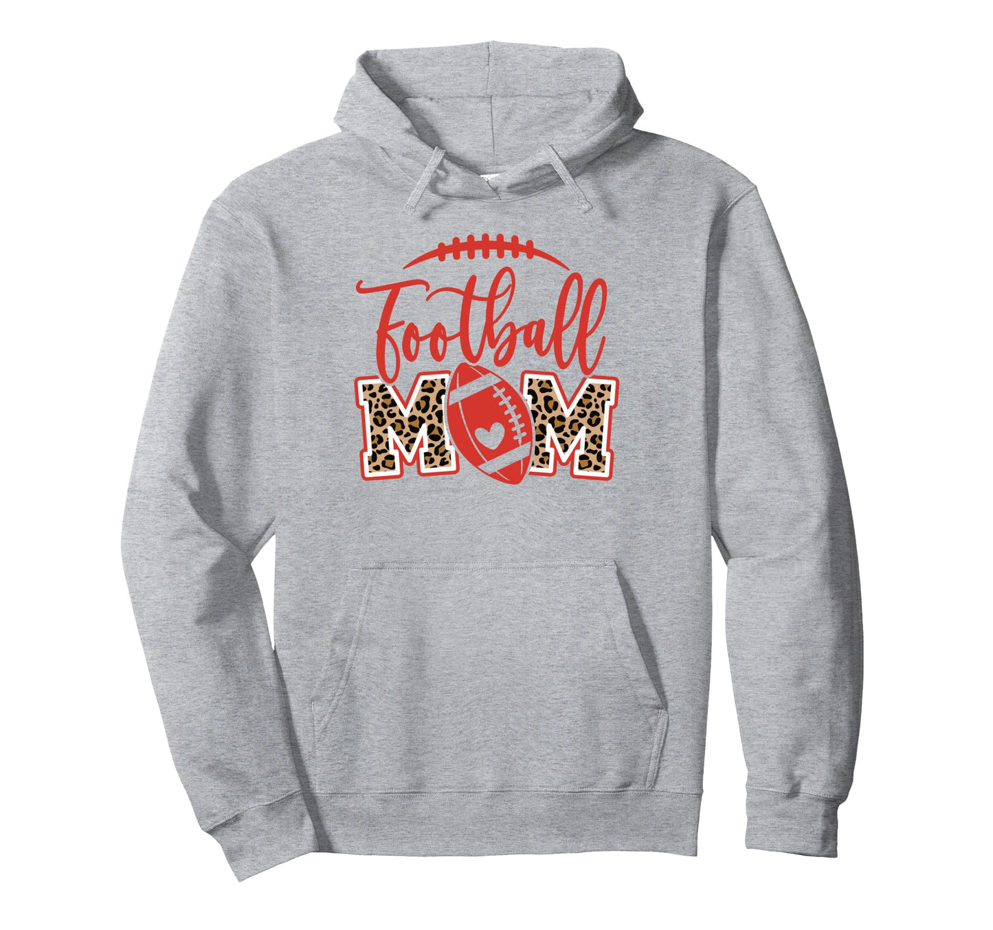 Game Day Leopard White And Red High Hoodie - Streetwear Style Men Women - T-Shirt, Sweatshirt, Hoodie